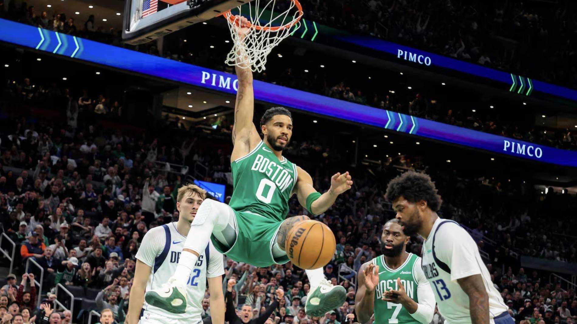  塔图姆最新单场数据 